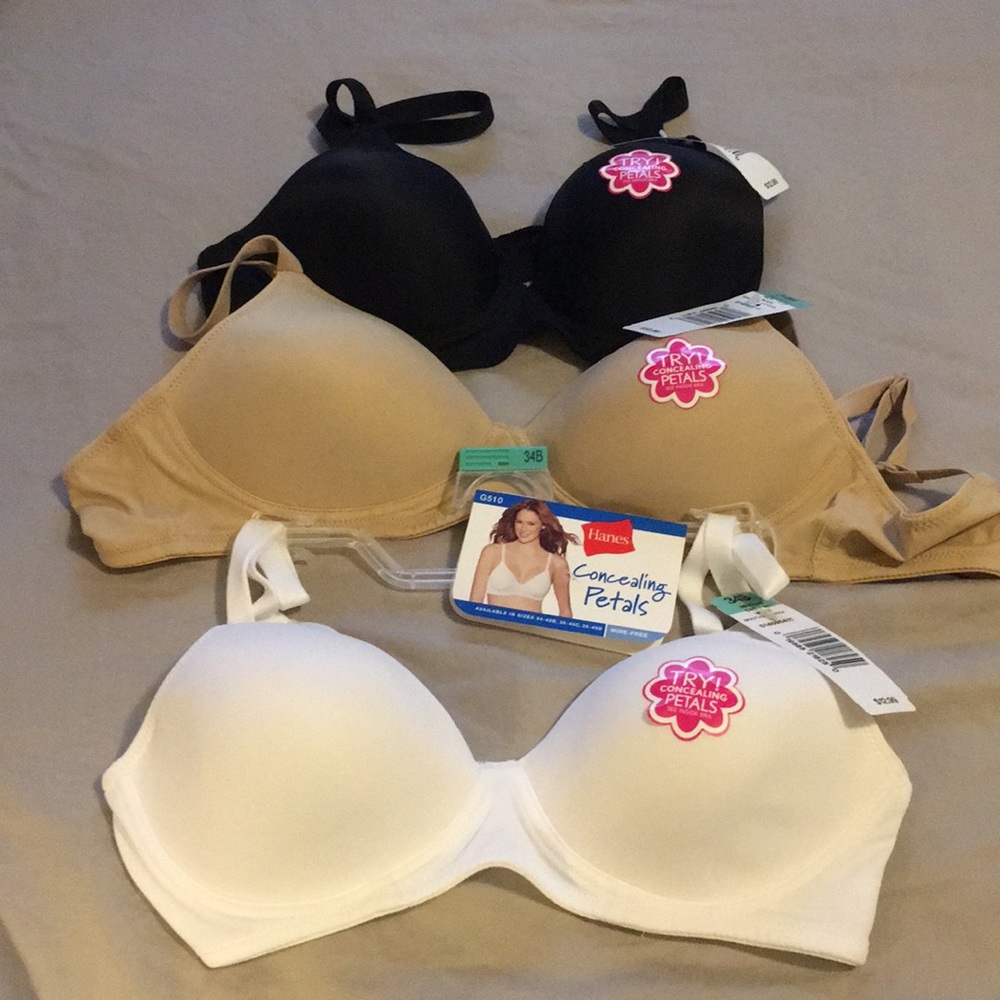 Hanes Wire Free Bras - Set of 3!